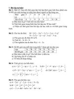 ĐỀ CƯƠNG HK2 MÔN TOÁN 7