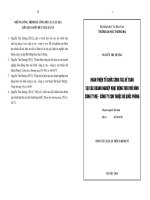 Hoàn thiện tổ chức công tác kế toán tại các doanh nghiệp hoạt động theo mô hình công ty mẹ   công ty con thuộc bộ quốc phòng tt 