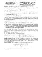 Đề thi Quỳnh Lưu l1-2016