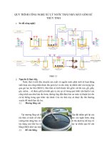 SƠ ĐỒ CÔNG NGHỆ XỬ LÝ NƯỚC THẢI