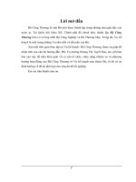 Báo Cáo Thực Tập Kinh Tế Phát Triển Của Vụ Kế Hoạch - Bộ Công Thương