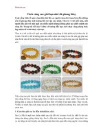 CÁCH CÚNG SAO GIẢI HẠN BẰNG ĐÁ PHONG THỦY