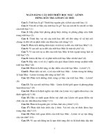 Câu Hỏi Triết Học (Có Đáp Án)