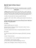 Ngữ pháp Tiếng Anh: Mệnh đề danh từ