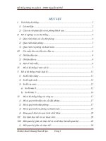 Báo cáo chuyên đề Hệ thống thông tin quản lý đặt và trả phòng tại khách sạn Holiday Beach Đà Nẵng