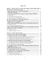 Tiểu luận môn quản trị rủi ro đề tài rủi ro trong trao đổi kinh doanh mua bán ngoại hối 