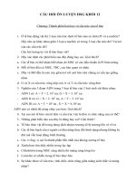 tổng hợp câu hỏi ôn thi học sinh giỏi môn sinh học 12