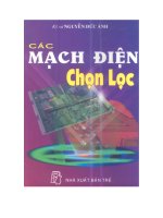 Ebook các mạch điện chọn lọc (in lần thứ 3 có sửa chữa bổ sung)  phần 1