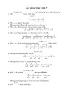 Bất đẳng thức toán 9