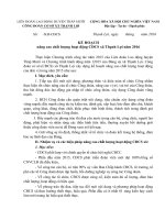 KẾ HOẠCH nâng cao chất lượng hoạt động Công đoàn cơ sở xã Thạnh Lợi năm 2016