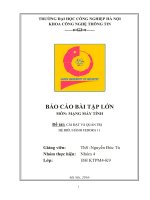 CÀI ĐẶT VÀ QUẢN TRỊ HỆ ĐIỀU HÀNH FEDORA 11