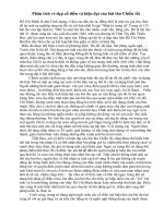 Phân tích vẻ đẹp cổ điển và hiện đại của bài thơ chiều tối