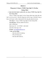 Báo cáo thực tập công ty TNHH công nghệ và tin học hoàng minh