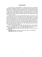 Báo Cáo Thực Tập Một Số Đặc Điểm Chủ Yếu Của Công Ty Cơ Khí Thành Hà