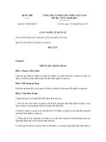 LUẬT NGHĨA VỤ QUÂN SỰ 2016 ( MỚI NHẤT)