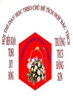 BÀI THI TÍCH HỢP MÔN VẬT LÍ 9 CÓ FILE ĐÍNH KÈM BÀIsử dụng an toàn và tiết kiệm điện