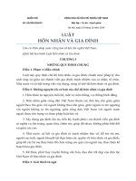 Luật hôn nhân và gia đình 2014 