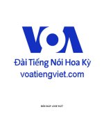 Hỏi đáp Anh ngữ VOA