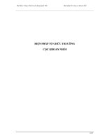 Biện pháp thi công cọc khoan nhồi  khoan lefer