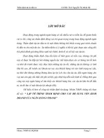 Đề tài Lập tờ trình thẩm định cho vay bổ sung vốn kinh doanh của ngân hàng vpbank