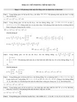 bài tập phương trình mặt cầu