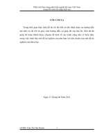 Phân tích thực trạng phát triển ngành dệt may việt nam trong bối cảnh hội nhập hiện nay