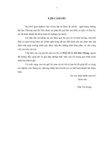 Quản trị rủi ro tín dụng trong cho vay khách hàng doanh nghiệp tại ngân hàng thương mại cổ phần Sài Gòn thương tín chi nhánh Thăng Long