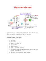 Sơ đồ và cách mắc Mạch cảm biến mức
