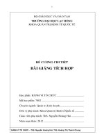 hành vi tổ chức   ths  nguyễn hoàng hải, ths  hoàng thị thanh chung