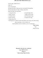 Báo cáo thảo luận nguyên lý kế toán