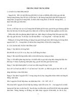 PHƯƠNG PHÁP TRUNG BÌNH TRONG HÓA HỌC