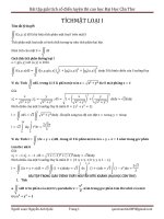 Tích phân mặt   ôn thi cao học 