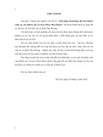 Giải pháp marketing thu hút khách công vụ của khách sạn Crowne Plaza West Hanoi