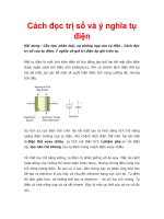 Cách đọc trị số và ý nghĩa tụ điện
