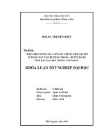 Thực hiện công tác cấp giấy chứng nhận quyền sử dụng đất tại thị trấn chợ rã   huyện ba bể   tỉnh bắc kạn đến tháng 5 năm 2014 