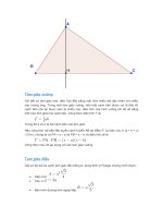 1 số công thức hình học nâng cao