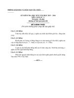 Đề và đáp án môn Sử 9 kỳ kiểm tra học kì II năm học 2015-2016