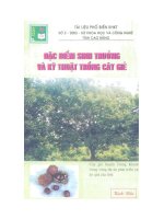 Ebook đặc điểm sinh trưởng và kỹ thuật trồng cây giẻ  phần 1