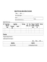 Bảng kê thu mua hàng không có hóa đơn
