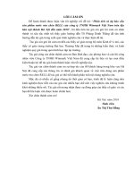 Phân tích và dự báo cầu sản phẩm nước rửa chén RELL của công ty TNHH Winmark Việt Nam trên địa bàn nội thành Hà Nội đến năm 2018