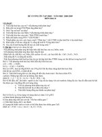 ĐỀ CƯƠNG VÀ ĐỀ THI HKII MÔN HÓA HỌC 8