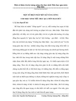 Sáng kiến kinh nghiệm một số biện rèn kỹ năng sống cho học sinh tiểu học qua môn đạo đức