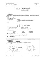 giáo án tiếng ánh lớp 4 chọn bộ 