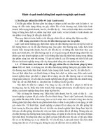 Hành vi cạnh tranh không lành mạnh trong luật cạnh tranh