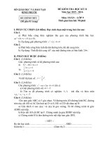 ĐỀ THI HKII TOÁN 9- BÌNH PHƯỚC