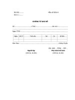 Chứng từ ghi sổ