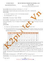 Đề thi thử THPT Quốc Gia 2016 trường Đặng Thúc Hứa