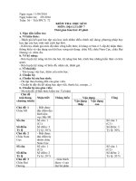 Đề thi Địa lí 7 HK II 2015-2016