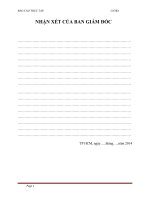 báo cáo thực tập ngành điện