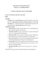 Đáp án bộ câu hỏi vấn đáp môn bảo hiểm